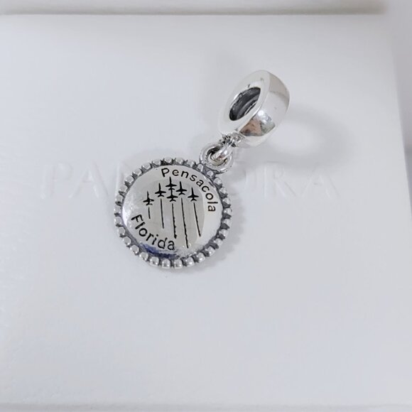 Pandora Pensacola Florida Exclusive Dangle Charm with box - Picture 7 of 7